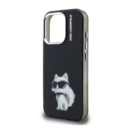   KARL LAGERFELD IML AQUARELLE CHOUPETTE szilikon telefonvédő (ütésállóság, kameravédő) FEKETE