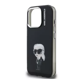   KARL LAGERFELD IML AQUARELLE KARL szilikon telefonvédő (ütésállóság, kameravédő) FEKETE