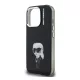 KARL LAGERFELD IML AQUARELLE KARL szilikon telefonvédő (ütésállóság, kameravédő) FEKETE