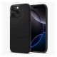 SPIGEN LIQUID AIR T szilikon telefonvédő (ütésállóság, légpárnás sarok, rombusz, MagSafe) FEKETE