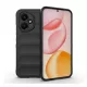 Szilikon telefonvédő (ütésállóság, kameravédő, 3D) FEKETE