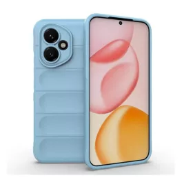  Szilikon telefonvédő (ütésállóság, kameravédő, 3D) VILÁGOSKÉK