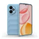 Szilikon telefonvédő (ütésállóság, kameravédő, 3D) VILÁGOSKÉK