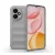 Szilikon telefonvédő (ütésállóság, kameravédő, 3D) VILÁGOSSZÜRKE