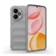 Szilikon telefonvédő (ütésállóság, kameravédő, 3D) VILÁGOSSZÜRKE