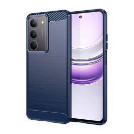 Szilikon telefonvédő (ütésállóság, légpárnás sarok, szálcsiszolt, karbon minta) SÖTÉTKÉK   Szilikon telefonvédő (ütésállóság, légpárnás sarok, szálcsiszolt, karbon minta) SÖTÉTKÉK
