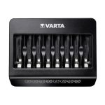 VARTA LCD MULTI CHARGER+ akkutöltő (240V, 8xAA/AAA elem kompatibilis, LED kijelző) FEKETE