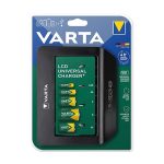 VARTA LCD UNIVERSAL MULTI CHARGER+ akkutöltő (240V, AAA/AA/C/D/9V elem kompatibilis, LED kijelző) FEKETE