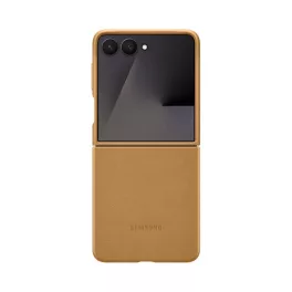   SAMSUNG műanyag telefonvédő (ECO vegán bőr hátlap) BARNA