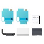 SAMSUNG képernyővédő fólia 2db (tükröződésmentes, törlőkendő, külső kijelző + segédkeret) ÁTLÁTSZÓ