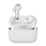 DEVIA ULTRA1 bluetooth fülhallgató SZTEREO (v5.4, TWS, mikrofon, aktív zajszűrő, bőr hatás + töltőtok) FEHÉR