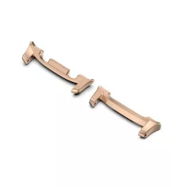   Óraszíj csatlakozó adapter (egyedi méret, 1 pár, átalakító, fém, 22mm) ROZÉARANY