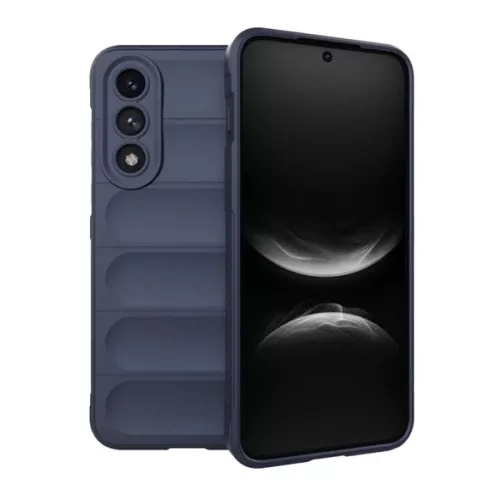 Szilikon telefonvédő (ütésállóság, kameravédő, 3D) SÖTÉTKÉK