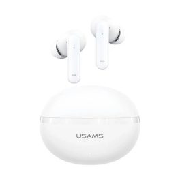 USAMS ECHO E02 bluetooth fülhallgató SZTEREO (v5.3, TWS, aktív zajszűrő + töltőtok) FEHÉR   USAMS ECHO E02 bluetooth fülhallgató SZTEREO (v5.3, TWS, aktív zajszűrő + töltőtok) FEHÉR