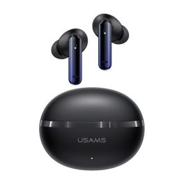 USAMS ECHO E02 bluetooth fülhallgató SZTEREO (v5.3, TWS, aktív zajszűrő + töltőtok) FEKETE   USAMS ECHO E02 bluetooth fülhallgató SZTEREO (v5.3, TWS, aktív zajszűrő + töltőtok) FEKETE