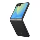 SPIGEN AIRSKIN szilikon telefonvédő (ütésállóság, karbon minta) FEKETE