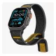 SPIGEN ATHLEX pótszíj (egyedi méret, nagy, nylon, tépőzáras, légáteresztő, SPORT) FEKETE