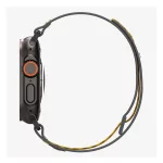 SPIGEN ATHLEX pótszíj (egyedi méret, nagy, nylon, tépőzáras, légáteresztő, SPORT) FEKETE
