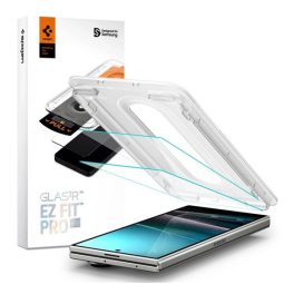   SPIGEN EZ FIT HD képernyővédő üveg 2db (2.5D, tokbarát, ultravékony, 0.2mm, 9H + segédkeret) ÁTLÁTSZÓ
