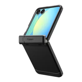   SPIGEN TOUGH ARMOR MAG műanyag telefonvédő (ütésállóság, kitámasztó, MagSafe) FEKETE