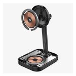 SPIGEN ARCFIELD asztali töltőállvány 2in1 (15W, wireless, Airpods töltő, LED jelzés, Qi2) FEKETE