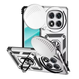   Defender szilikon telefonvédő (ütésállóság, tartógyűrű, kameravédő) EZÜST