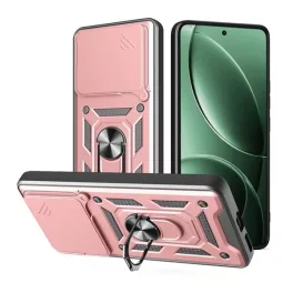   Defender szilikon telefonvédő (ütésállóság, tartógyűrű, kameravédő) ROZÉARANY