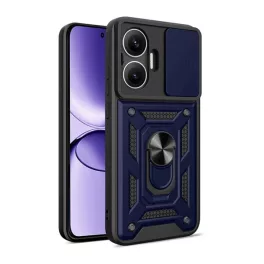   Defender szilikon telefonvédő (ütésállóság, tartógyűrű, kameravédő) SÖTÉTKÉK