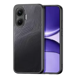  DUX DUCIS AIMO szilikon telefonvédő (ütésállóság, kameravédő, matt, hullám) FEKETE