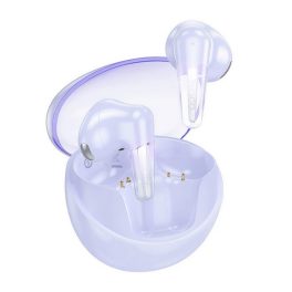   HOCO EW202 bluetooth fülhallgató SZTEREO (v5.4, TWS, mikrofon + töltőtok) LILA