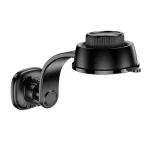 HOCO HW31 autós tartó (műszerfalra, mágneses, 360°, wireless, gyorstöltő, 15W) FEKETE
