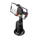HOCO K26 asztali tartó (műanyag, 360°, automata arckövetés, 4.7 - 7" méretig) FEKETE