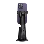 HOCO K26 asztali tartó (műanyag, 360°, automata arckövetés, 4.7 - 7" méretig) FEKETE