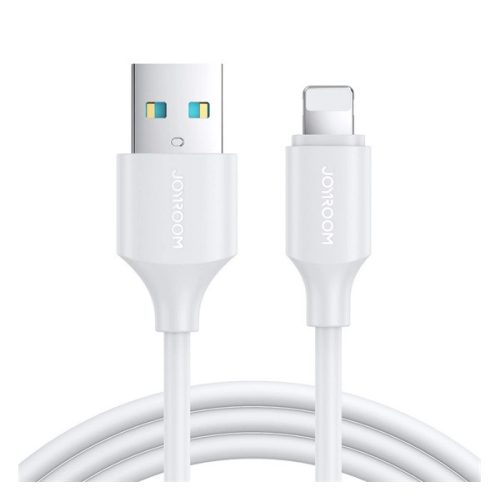 JOYROOM LONG-LASTING adatkábel (USB - lightning, 2.4A, gyorstöltő, 100cm) FEHÉR