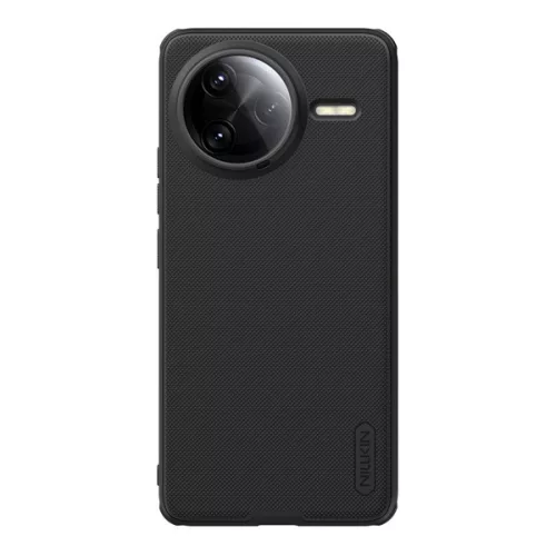 NILLKIN SUPER FROSTED PRO műanyag telefonvédő (ütésállóság, gumírozott, érdes felület) FEKETE