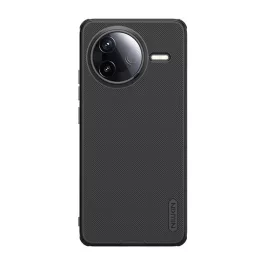   NILLKIN SUPER FROSTED PRO műanyag telefonvédő (ütésállóság, gumírozott, érdes felület) FEKETE