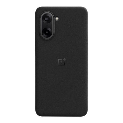 ONEPLUS SANDSTONE szilikon telefonvédő (ultravékony, műanyag hátlap, mágneses) FEKETE