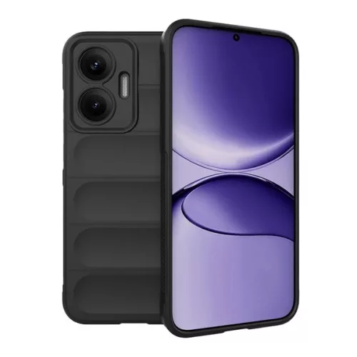 Szilikon telefonvédő (ütésállóság, kameravédő, 3D) FEKETE