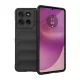 Szilikon telefonvédő (ütésállóság, kameravédő, 3D) FEKETE