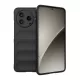 Szilikon telefonvédő (ütésállóság, kameravédő, 3D) FEKETE