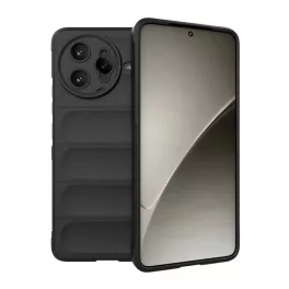   Szilikon telefonvédő (ütésállóság, kameravédő, 3D) FEKETE