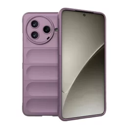   Szilikon telefonvédő (ütésállóság, kameravédő, 3D) LILA