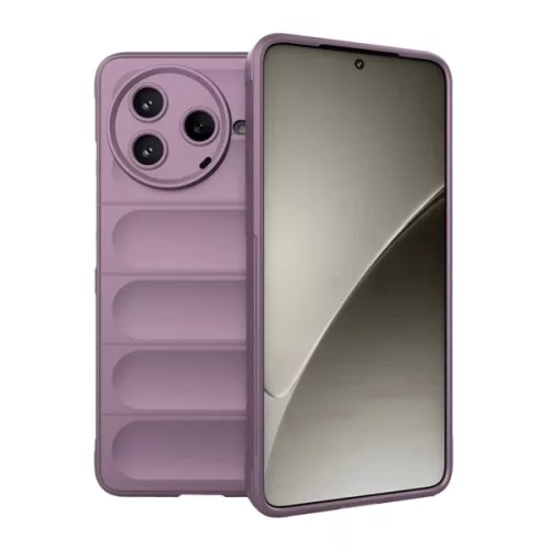 Szilikon telefonvédő (ütésállóság, kameravédő, 3D) LILA