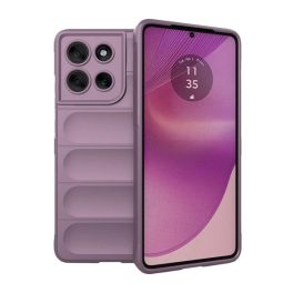 Szilikon telefonvédő (ütésállóság, kameravédő, 3D) LILA   Szilikon telefonvédő (ütésállóság, kameravédő, 3D) LILA