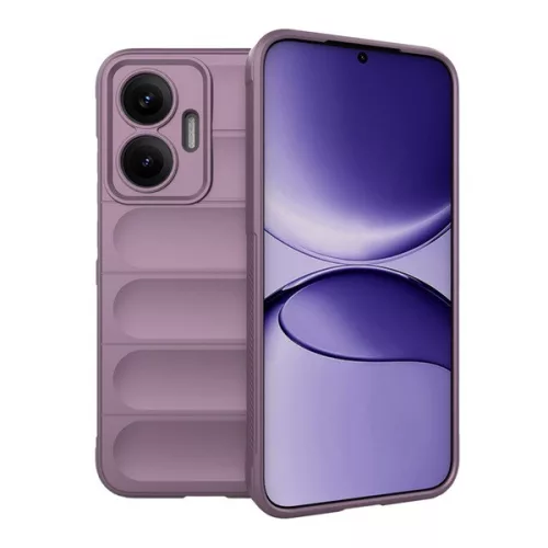 Szilikon telefonvédő (ütésállóság, kameravédő, 3D) LILA