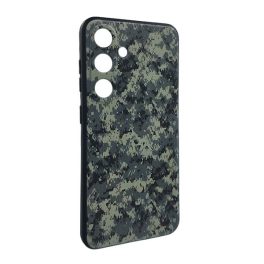   Szilikon telefonvédő (ütésállóság, kameravédő, terep minta) SÖTÉTZÖLD