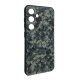 Szilikon telefonvédő (ütésállóság, kameravédő, terep minta) SÖTÉTZÖLD