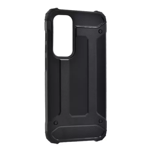 Defender szilikon telefonvédő (ütésállóság, légpárnás sarok, fémhatás) FEKETE