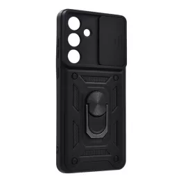   Defender szilikon telefonvédő (ütésállóság, tartógyűrű, kameravédő) FEKETE