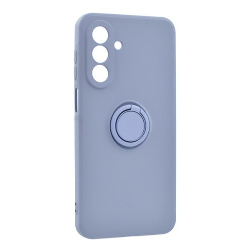 Szilikon telefonvédő (tartógyűrű, mikrofiber plüss belső, mágneses, kameravédő) LILA